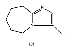 5H,6H,7H,8H,9H-imidazo[1,2-a]azepin-3-amine
hydrochloride 结构式