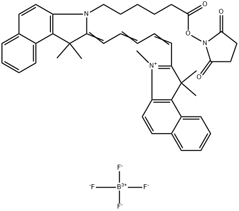 Cyanine5.5 NHS ester Structure