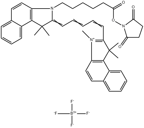 Cyanine5.5 NHS ester Struktur