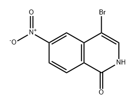 4溴-6硝基-2H-异喹啉 结构式