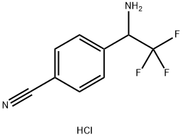 2375268-83-8 4-(1-amino-2,2,2-trifluoroethyl)benzonitrile hydrochloride