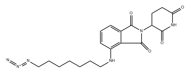 4-((7-azidoheptyl)amino)-2-(2,6-dioxopiperidin-3-yl)isoindoline-1,3-dione Structure