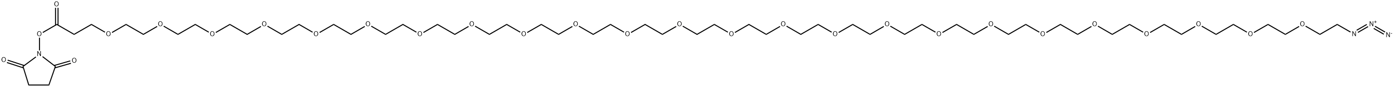 Azido-PEG24-NHS ester Structure