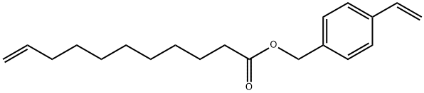 (4-乙烯基苯基) 10-十一烯酸甲酯, 2375760-59-9, 结构式