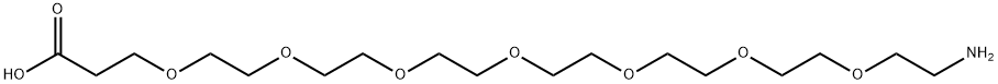 Amino-PEG7-acid Structure