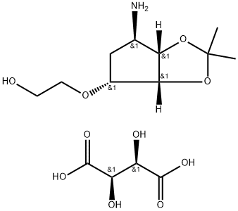 Ticagrelor Impurity 81（L-Tartaric acid）, 2376278-68-9, 结构式