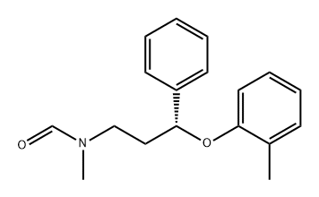 (R)-N-methyl-N-(3-phenyl-3-(o-tolyloxy)propyl)formamide Struktur