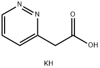 potassium 2-(pyridazin-3-yl)acetate Struktur