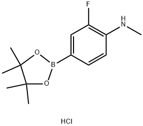 2377611-98-6 2-Fluoro-N-methyl-4-(tetramethyl-1,3,2-dioxaborolan-2-yl)aniline hydrochloride