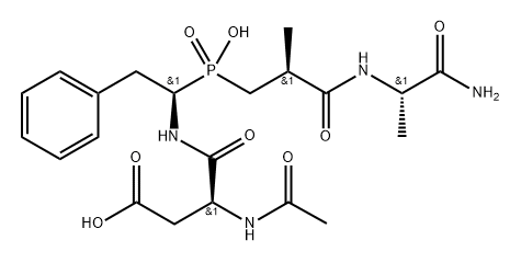 L-Alaninamide, N-acetyl-L-α-aspartyl-L-phenylalanyl-ψ(PO(OH)-CH2)-L-alanyl-|