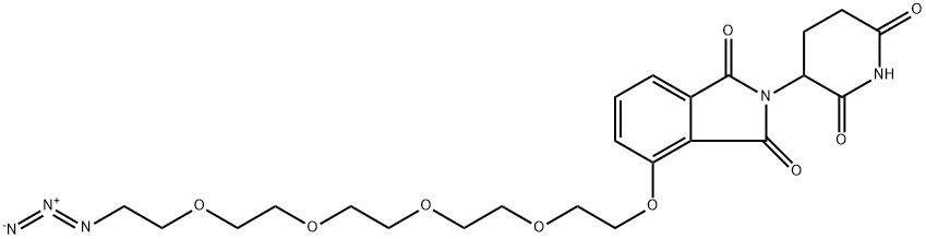 Thalidomide-O-PEG4-azide, 2380318-57-8, 结构式