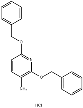 2,6-双(苄氧基)吡啶-3-胺盐酸盐, 23827-28-3, 结构式