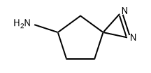 1,2-Diazaspiro[2.4]hept-1-en-5-amine Structure