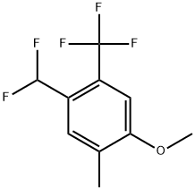 2384034-96-0 1-(Difluoromethyl)-4-methoxy-5-methyl-2-(trifluoromethyl)benzene