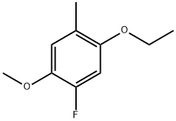 1-Ethoxy-5-fluoro-4-methoxy-2-methylbenzene 结构式