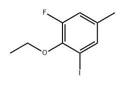 2-Ethoxy-1-fluoro-3-iodo-5-methylbenzene 结构式
