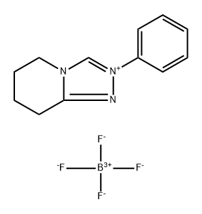 1,2,4-Triazolo[4,3-a]pyridinium, 5,6,7,8-tetrahydro-2-phenyl-, tetrafluoroborate(1-) (1:1) 结构式