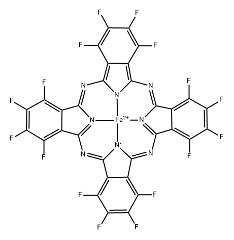 Iron(II) 1,2,3,4,8,9,10,11,15,16,17,18,22,23,24,25- hexadecafluoro-29H ,31H -phthalocyanine Structure