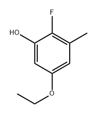 5-Ethoxy-2-fluoro-3-methylphenol,2384963-47-5,结构式