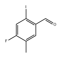 4-Fluoro-2-iodo-5-methylbenzaldehyde 结构式