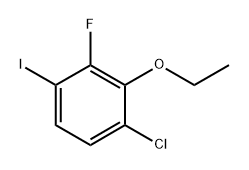 1-Chloro-2-ethoxy-3-fluoro-4-iodobenzene 结构式