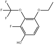 4-Ethoxy-2-fluoro-3-(trifluoromethoxy)phenol 结构式