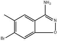 6-溴-5-甲基苯并[D]异噁唑-3-胺, 2385483-19-0, 结构式