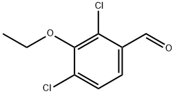 2,4-Dichloro-3-ethoxybenzaldehyde Struktur