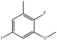2-Fluoro-5-iodo-1-methoxy-3-methylbenzene 结构式