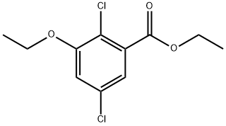 Ethyl 2,5-dichloro-3-ethoxybenzoate Structure