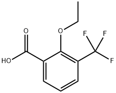 2-Ethoxy-3-(trifluoromethyl)benzoic acid Struktur