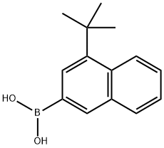 B-[4-(1,1-二甲基乙基)-2-萘基]硼酸,2387377-70-8,结构式