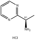2-Pyrimidinemethanamine, α-methyl-, hydrochloride (1:1), (αR)- Structure
