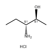 (2S,3R)-3-氨基-2-戊醇盐酸盐 结构式