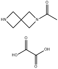 1-(2,6-diazaspiro[3.3]heptan-2-yl)ethanoneoxalic acid Structure