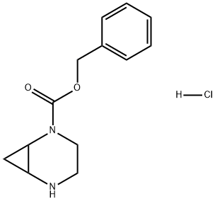 2,5-Diazabicyclo[4.1.0]heptane-2-carboxylic acid, phenylmethyl ester, hydrochloride (1:1)|2,5-二氮杂双环[4.1.0]庚烷-2-甲酸苄酯盐酸盐