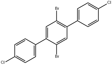 2′,5′-Dibromo-4,4′′-dichloro-1,1′:4′,1′′-terphenyl Struktur