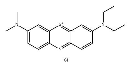 [7-(diethylamino)phenothiazin-3-ylidene]-dimethylazanium:chloride Structure