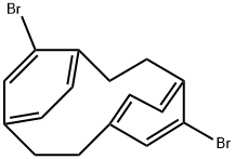 5,12-二溴三环[8.2.2.24,7]十六烷-4,6,10,12,13,15-己烯, 23927-42-6, 结构式