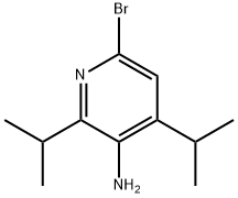 6-bromo-2,4-diisopropylpyridin-3-amine Struktur