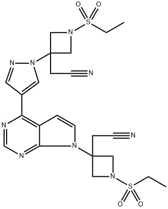 巴瑞替尼杂质16, 2402776-84-3, 结构式