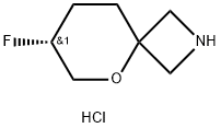(R)-7-氟-5-氧杂-2-氮杂螺[3.5]壬烷盐酸盐 结构式