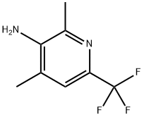 2,4-Dimethyl-6-(trifluoromethyl)pyridin-3-amine Structure