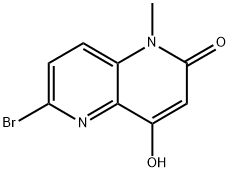 6-溴-4-羟基-1-甲基-1,5-萘啶-2(1H)-酮,2407906-63-0,结构式