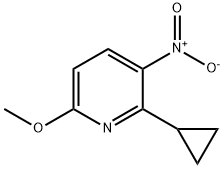 2-cyclopropyl-6-methoxy-3-nitropyridine,2408653-82-5,结构式