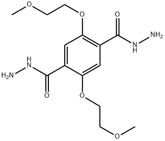 1,4-BENZENEDICARBOXYLIC ACID, 2,5-BIS(2-METHOXYETHOXY)-, 1,4-DIHYDRAZIDE,2408841-97-2,结构式