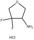 4,4-二氟四氢呋喃-3-胺盐酸盐, 2408969-70-8, 结构式