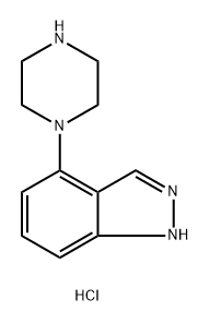 4-(Piperazin-1-yl)-1H-indazole dihydrochloride Struktur