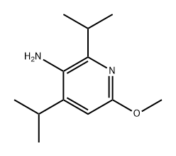 2,4-二异丙基-6-甲氧基吡啶-3-胺 结构式