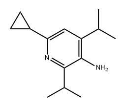 6-cyclopropyl-2,4-diisopropylpyridin-3-amine,2409124-06-5,结构式
